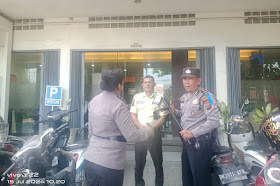 Tingkatkan Pelayanan Kepada Pegawai Pensiunan, Polres Tebing Tinggi Imbau Petugas Satpam BTPN.